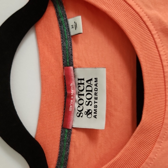 Scotch & Soda t-shirt, salmon pink, size M - Picture 3 of 11